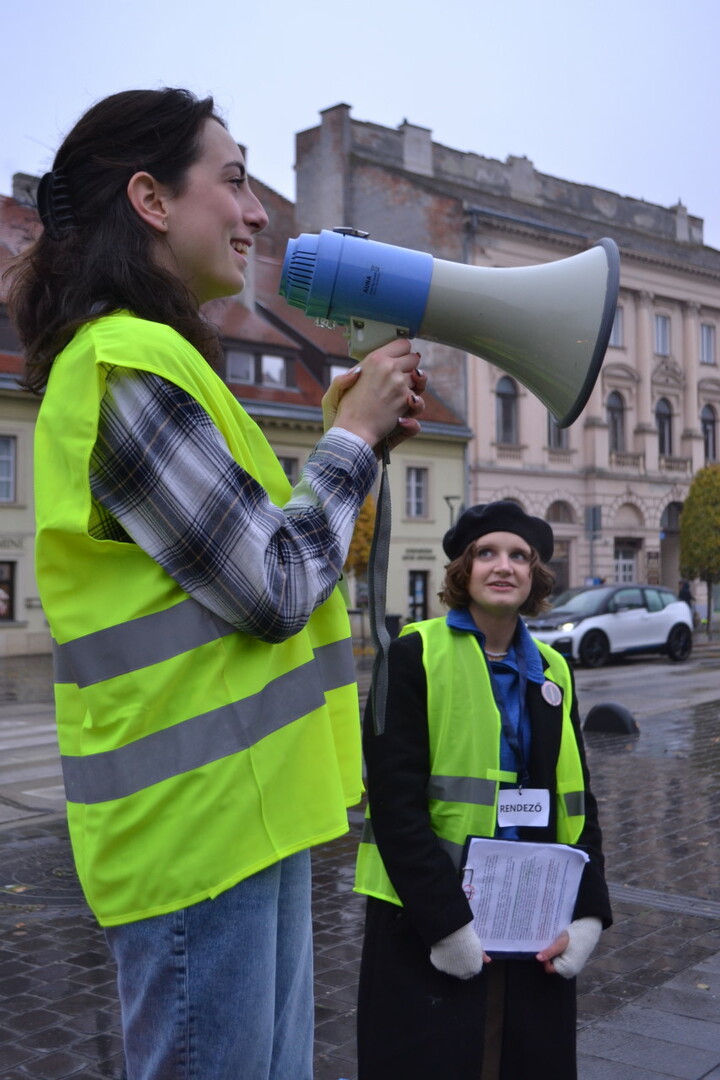 A soproni diákok kiálltak a tanáraikért 