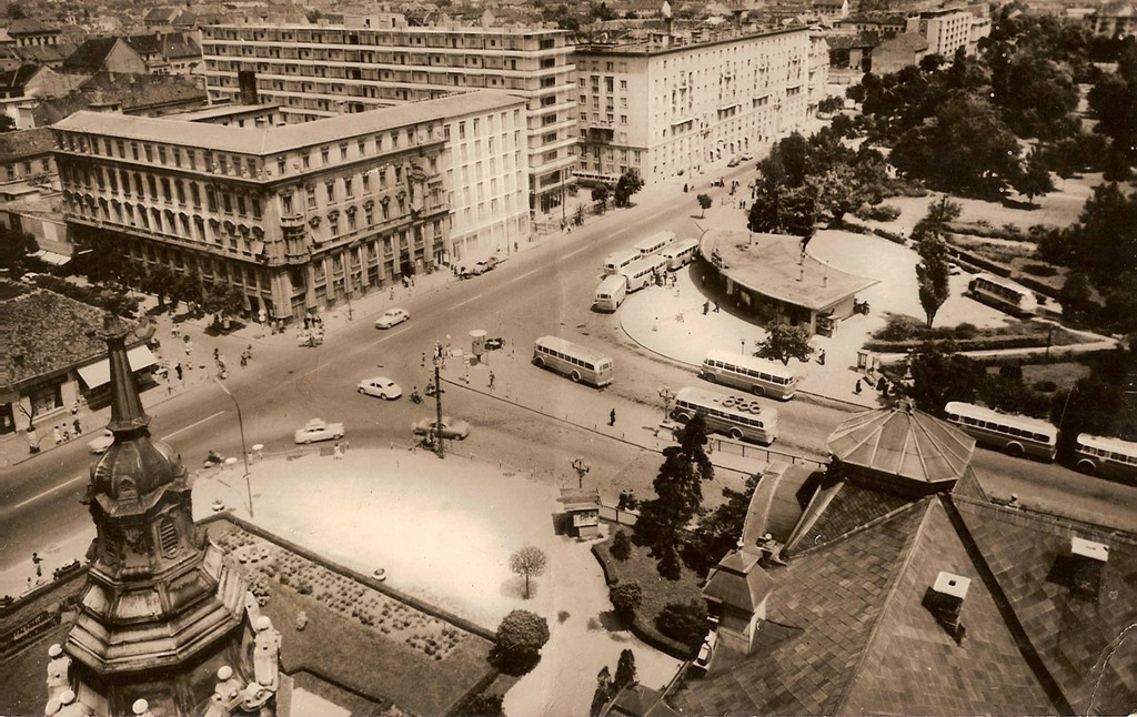 Látkép a toronyból, 1964. Varga Norbert/Régi Győr