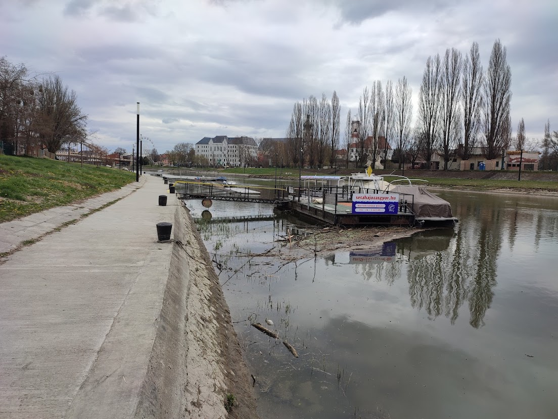 Képek a vízállásról a próbaüzem alatt