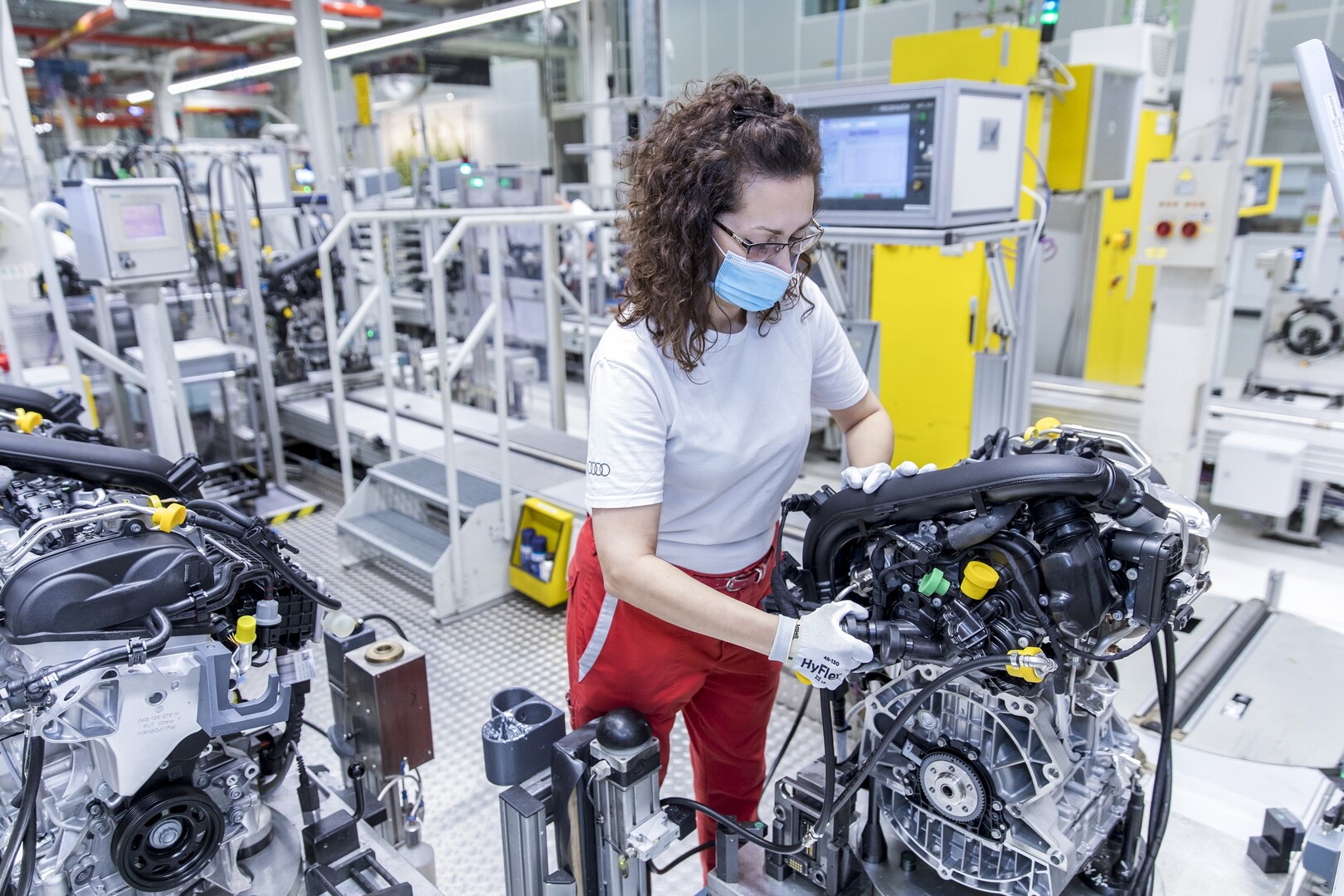 Az Audi Hungaria a világ legnagyobb motorgyáraként az elmúlt évben összesen 1 620 767 motort gyártott