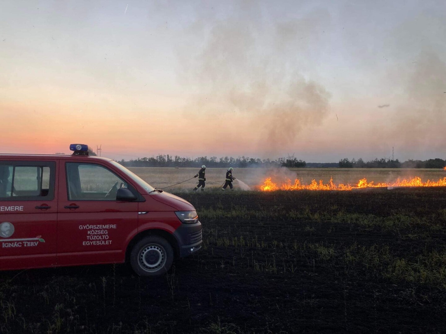 Tűz Felpécen