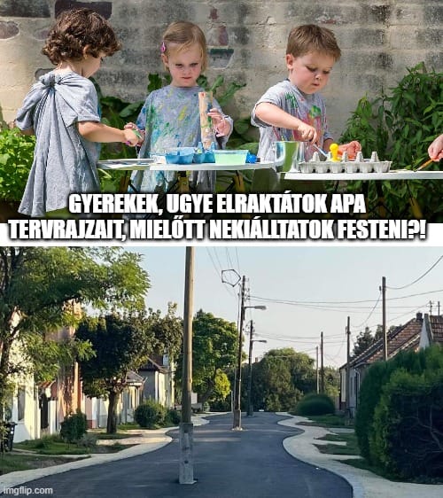 Kacskaringó a Királydomb utcában