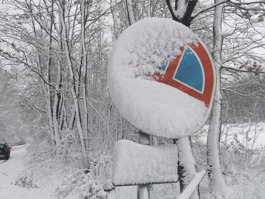 Megjött a tél a Bakonyba