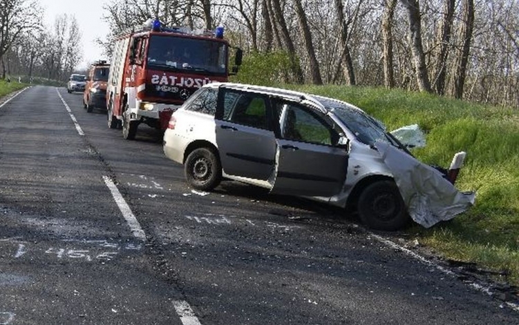 Hármas ütközés Győr és Győrszemere között