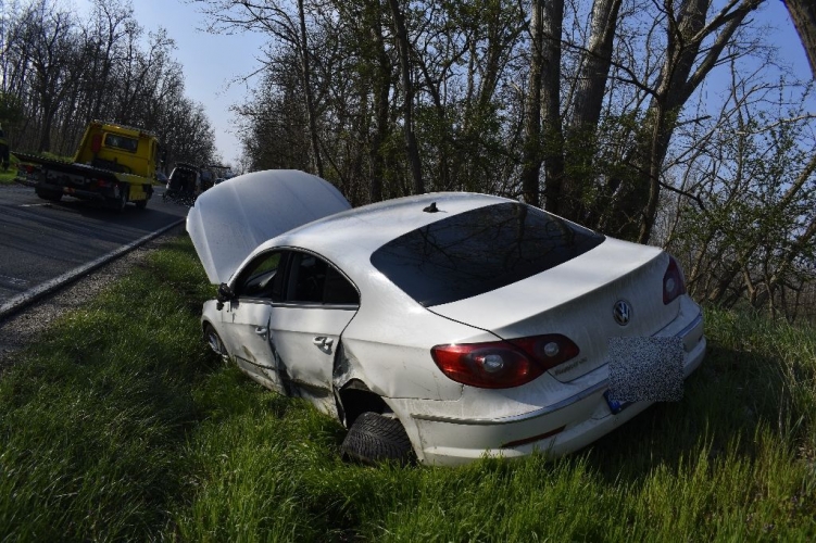 Hármas ütközés Győr és Győrszemere között