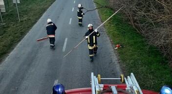 Reggel Hédervár és Novákpuszta között 2 helyszínen, Novákpuszta-Darnózseli között ugyancsak 2 helyszínen volt szükség letört faágak, balesetveszélyt jelentő fennakadt faágak eltávolítására. Darnózselin az idősotthon tetőhéjazatát kezdte meg a szél, majd egy csarnok tetejét bontotta meg a szél.-2