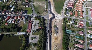 Épül a körforgalom Győr határában-4