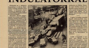 A Kisalföld 1990. október 27-i beszámolója. -4