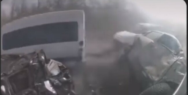 Így csapódtak be az autók a tegnap M1-es balesetnél (VIDEÓ)