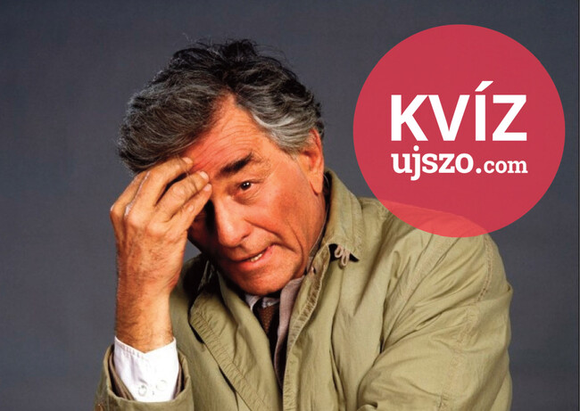 Kvíz: „Csak még egy kérdés”  - Columbo nyomoz