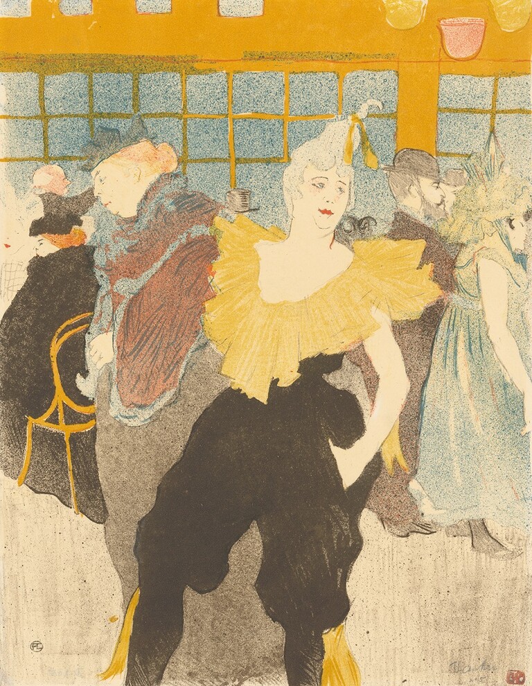Henri de Toulouse-Lautrec, La Clownesse au Moulin Rouge,