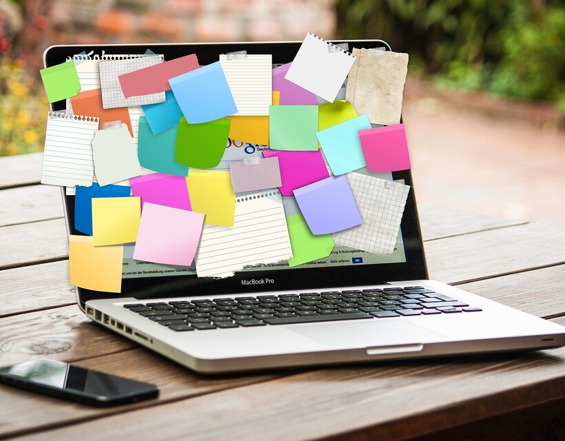 laptop, munka, IT
