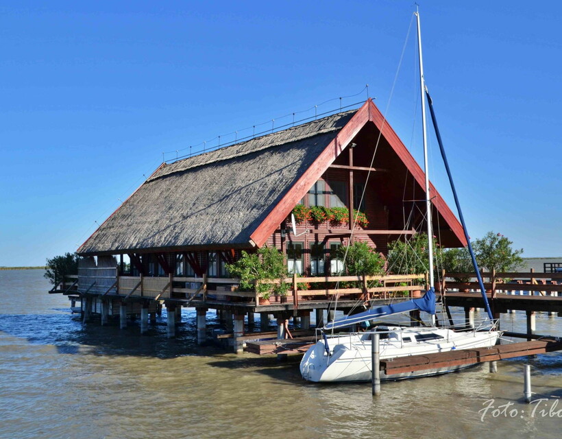 cölöpház a Fertőn