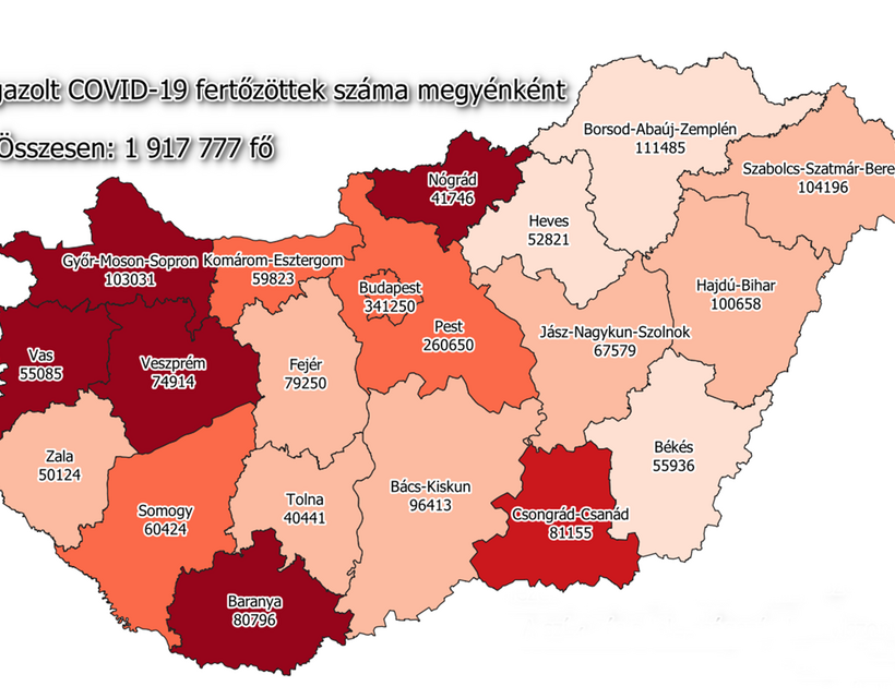 covid-térkép