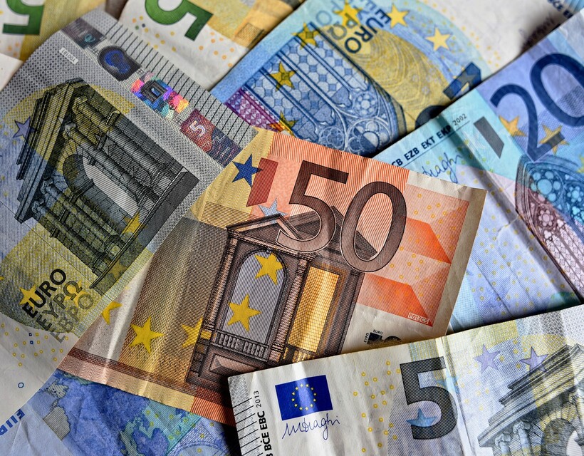 euró, pénz, bankjegy