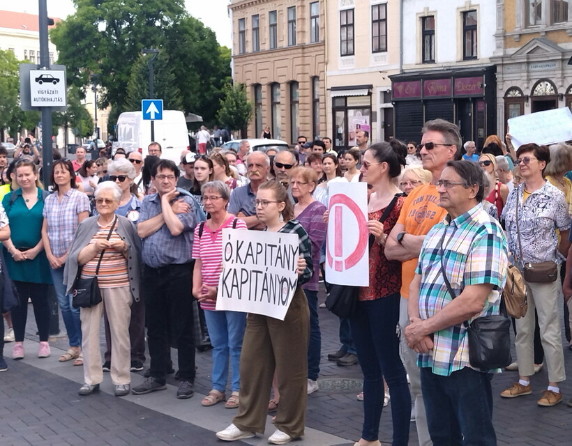 demonstráció sopron