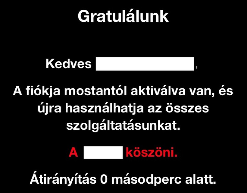 átverős sms