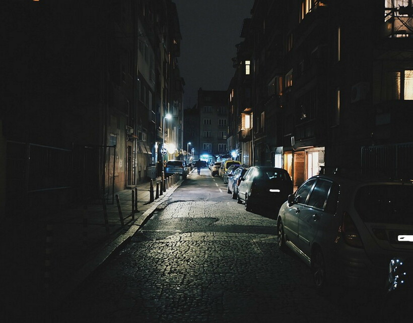 sötét utca