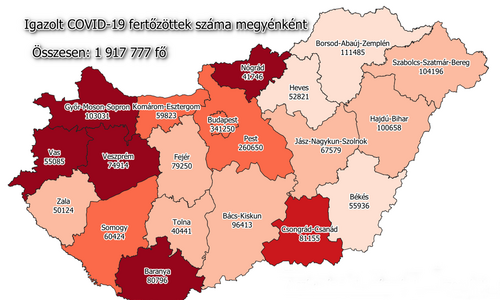 covid-térkép