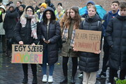 A soproni diákok kiálltak a tanáraikért -8
