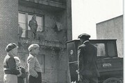 Verklis bácsi a győri Szeszgyár utcában az ’50-es években. Kép: Pálfalvi Ágnes/Régi Győr-1