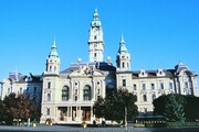 A városháza 1992-ben. Kép: Király Tamás/Régi Győr-20