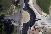 Épül a körforgalom Győr határában-1