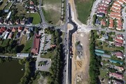 Épül a körforgalom Győr határában-4