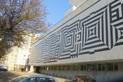 Victor Vasarely mozaikjai a győri színház épületén-2