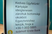 A „rendelés” lenyomását követő 5 percben azonban ezt az üzenet kaptuk a bankunktól.-2