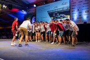 Az ünneplés pillanatai: a Formula Student Germany versenyen összetett második helyezést ért el az Arrabona Racing Team.-1